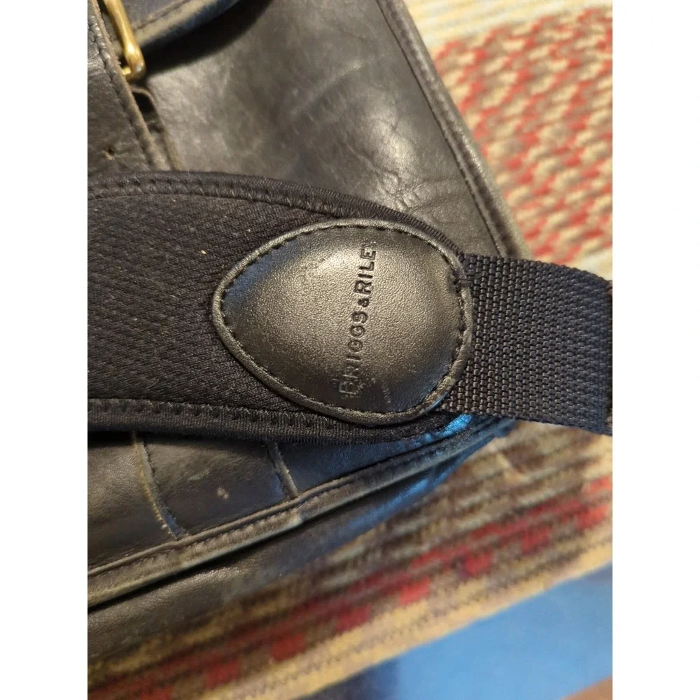 Vintage Leather JACK‎ GEORGE Professional Business Lawyer Briefcase Bag Mens